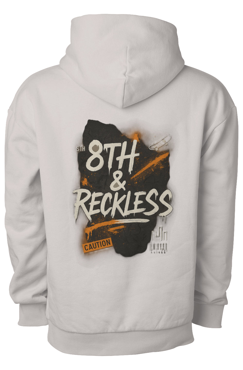 8th & Reckless Graffiti Hoodie – Black